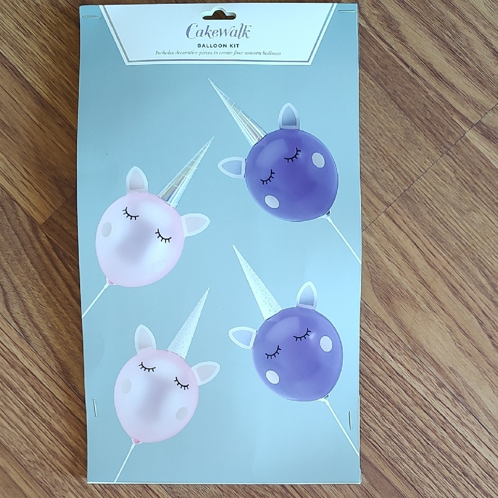 Unicorn Balloon Kit - Pink and Purple Party Favors